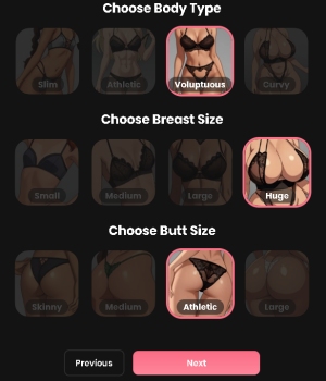 Ai vriendin lichaamsbouw borsten billen